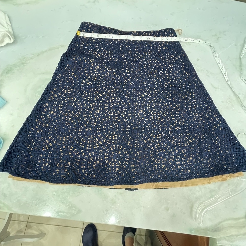 Carven Eylet Skirt Beautiful Two tone - Picture 3 of 10